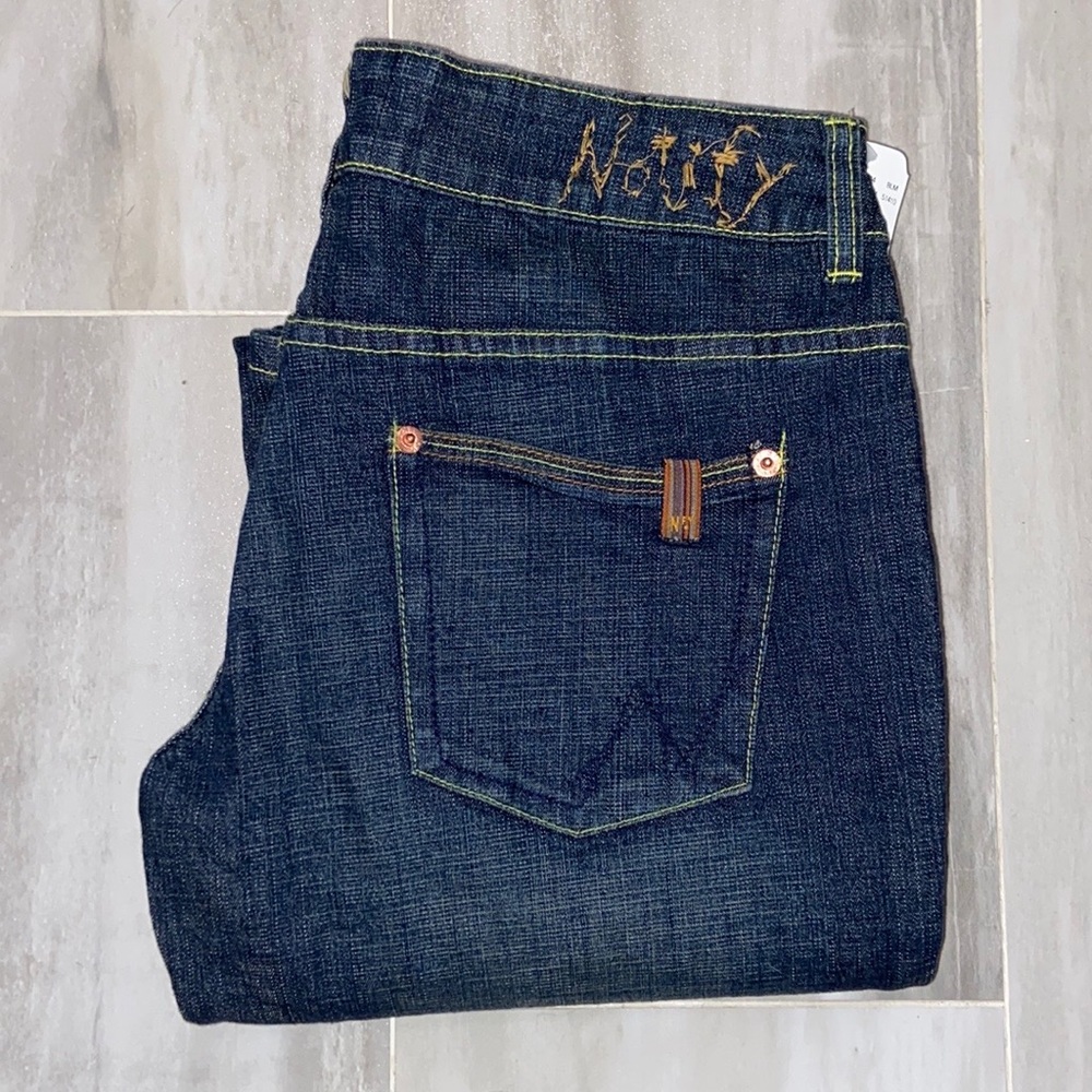 Notify Anemone Straight Leg, Mid Rise, Made in Italy, 28x35, NWT, $212 MSRP - Picture 4 of 14